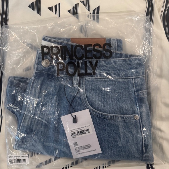 Princess Polly Jean Shorts - Picture 4 of 4